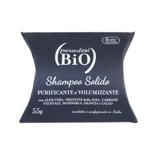 shampoo solido purificante nero parentesi bio